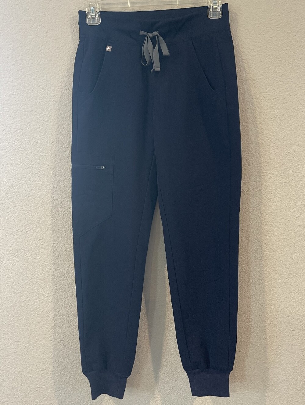 Figs Technical Collection Unisex Navy Blue Pocket Jogger Scrubs Pants Size XXS